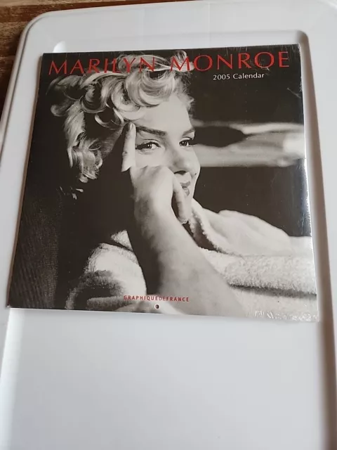 FACTORY SEALED NOS Marilyn Monroe Calendar - 2005  B&W Photographs Belgium NEW