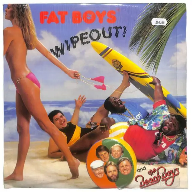 Fat Boys And The Beach Boys Wipeout UK 12" Vinyl Single 1987 URBX5 Urban 45 EX