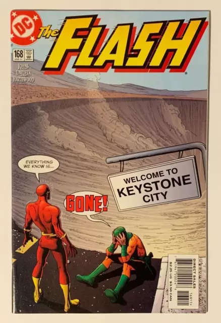 Flash #168. 1st printing. (DC 2001) VF+ condition Issue.