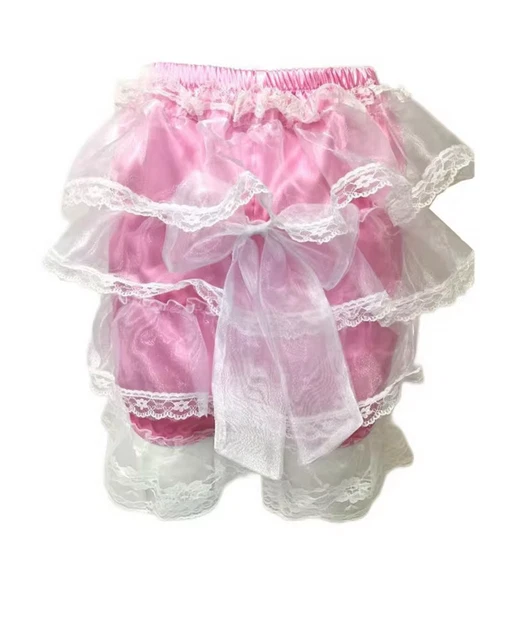 Calze Con Pizzo E Fiocco Rosa | Sissy Maid Colette - Foto 3