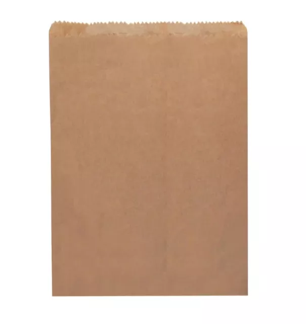 Brown Paper Bags Small Medium Large X Large pack of 250/500/1000 BULK