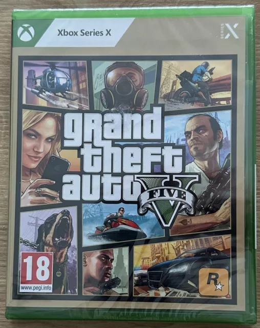 Grand theft Auto V - GTA5 / Xbox Series X / Neuf - Sous blister