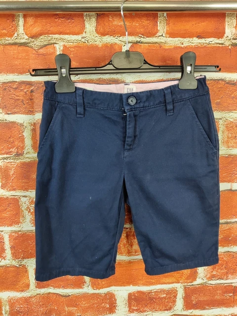 Pacchetto Pantaloncini Chino Ragazze Età 7-8 Anni Gap Blu Navy Set Gemelli Estivi Bambini 128Cm 3