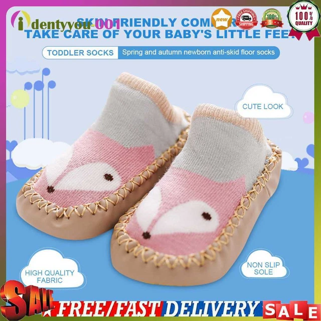 Cute Cartoon Baby Warm Socks Unisex Creative First Walkers for Toddler 0-6 Month