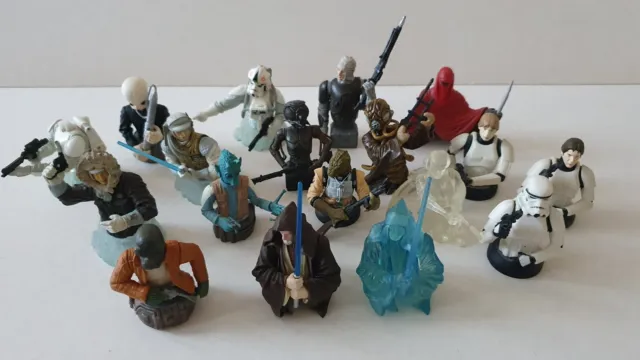 Gentle Giant Star Wars Bust Ups Bundle X17 Obi-wan Ice Leia Bounty Hunters