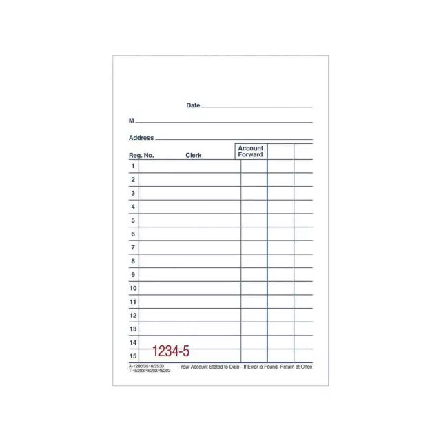 Adams 2-Part Carbonless Sales Orders Book 5.63"L x 3.34"W 50 Forms/Book 509037