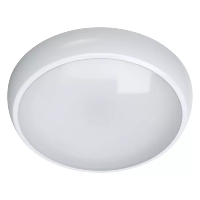 LED Emergency & Standard Round Ceiling Bathroom Utility Corridor Bulkhead Light