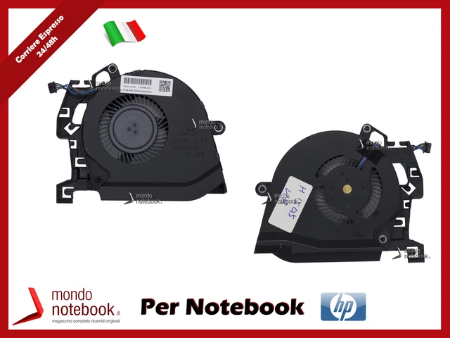Ventilateur De Refroidissement CPU + GPU Compatible HP ZBook 15 G5 / G6 - L30894-001 L30895-001 L28713-001 - Silence & Performance