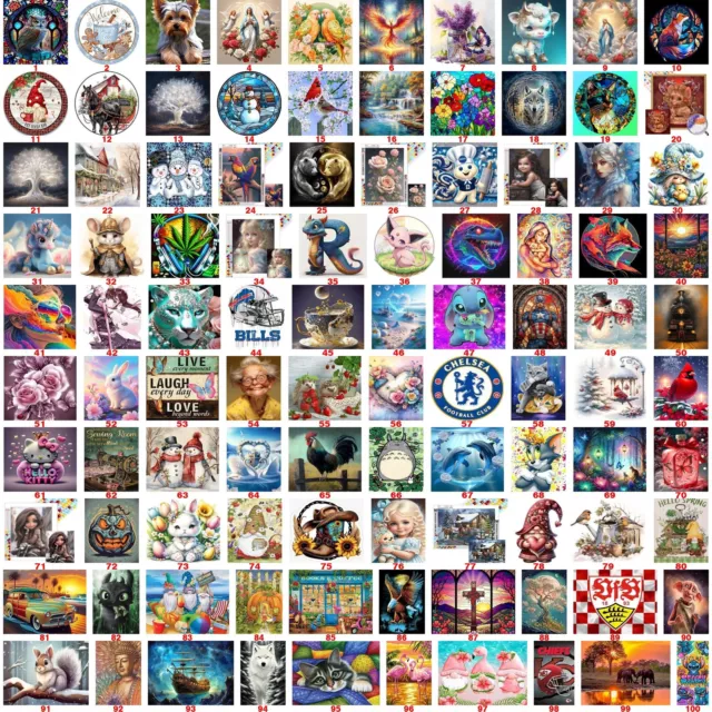 DIY 5D Full  Diamond Painting Cross Stitch Arts Kit Art Picture Embroidery Mural