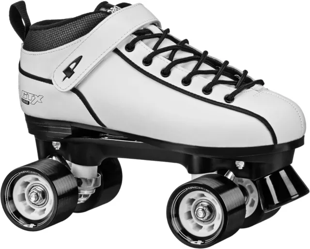 Pacer GTX 500 Performance Speed Roller Skates M5/W6, White