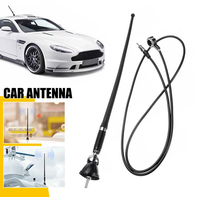 16" Universal Mount Car Auto Radio AM / FM Amplified Signal Aerial Antenna Roof