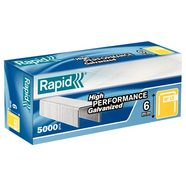 Confezione supporti zincati rapidi 13/6 mm 5000 11830700