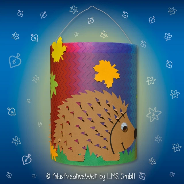 Laternen Bastel-Set "Igel-Familie-Stachel" Martinsumzug,  Sankt Martin 2132.2096