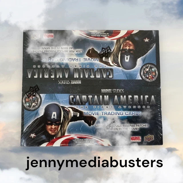 Captain America The First Avenger Sealed Card Box! 16 Packs! 5 Cards Per Pack!