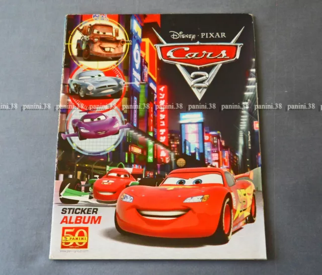RARE !!! COMPLETE Album "DISNEY CARS 2" 2011 PANINI