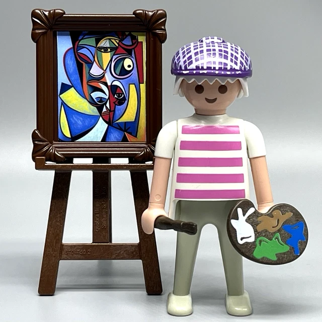 PLAYMOBIL ABSTRACT ART Painting Pablo Picasso Artist Male Adult