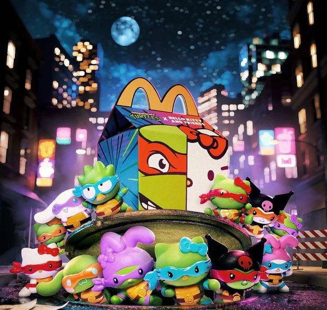 2025 MC DONALD'S Sanrio CINNAMOROLL Ninja Turtles Hello Kitty Happy ...