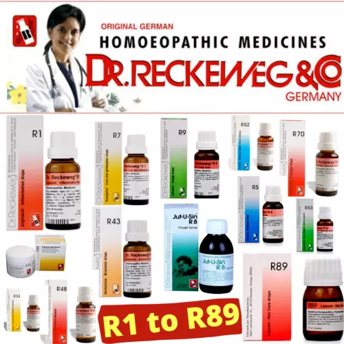 Dr.Reckeweg R1 à R89 Allemagne Gouttes homéopathiques - Paquets de 22 ml |...