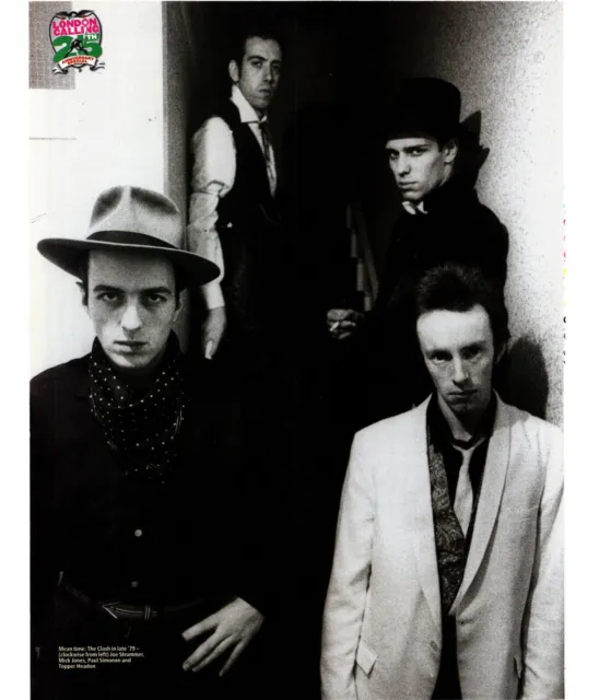 Ptp24 Magazine Picture/Article 11X9" The Clash