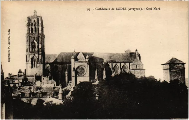 CPA Cathédral de RODEZ - Cote Nord (109415)