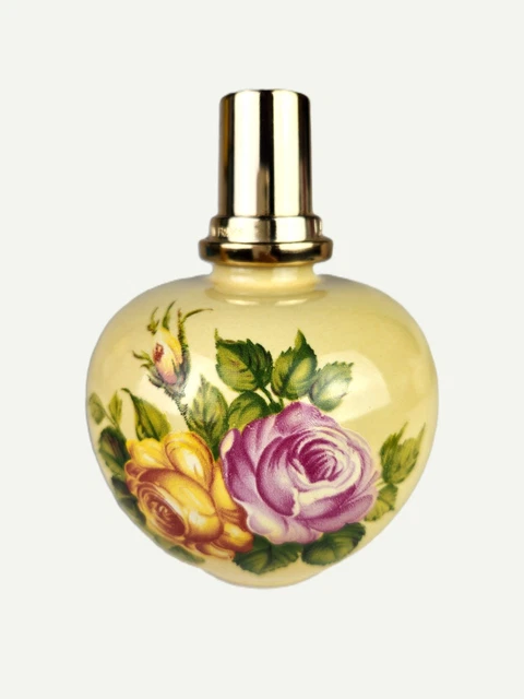 Lampe Berger En Porcelaine De Limoges, Charles Ahrenfeldt, Décor Asiatique, Bon état