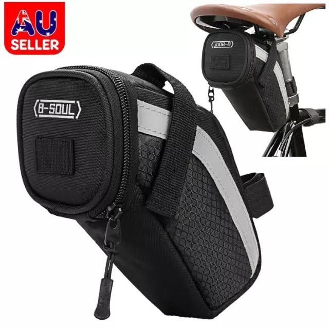 Bike Seat Saddle Bag Waterproof Bags Bicycle Storage Cycling Rear Pouch Outdoor