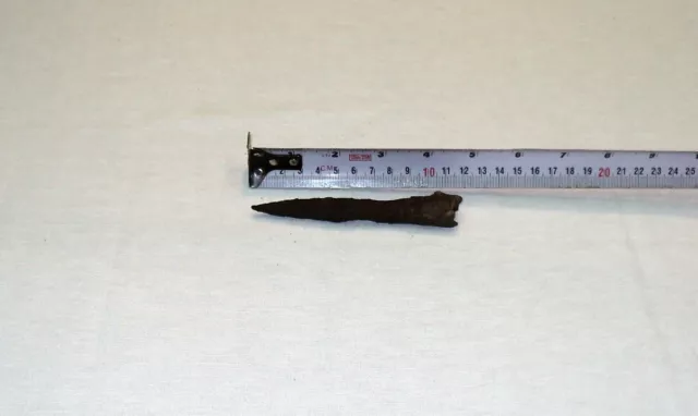 ANTIQUE LATE ROMAN/EARLY BYZANTINE IRON SPEAR POINT 119 mm (4.7") 1st-4th C. A.D 2