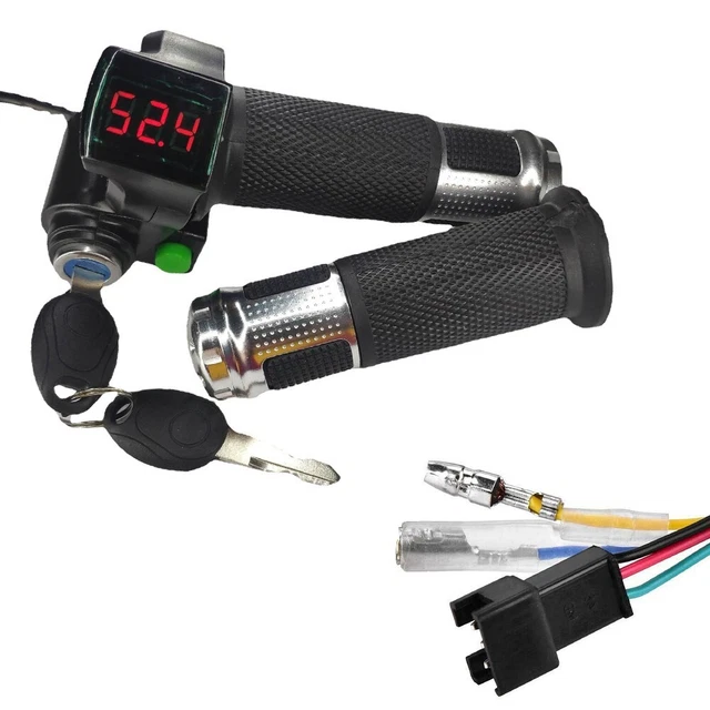 Gasgriff E-Bike Rehoetom Gasgriff Für E-Bike & Roller – 3-polig, 5 V, Halbe Drehung, ABS, SM-Stecker (wasserdicht) – Kompatibel Mit 22-mm-Lenkern Gasgriff E-Bike Rehoetom Gasgriff Für E-Bike & Roller – 3-polig, 5 V, Halbe Drehung, ABS, SM-Stecker (wasserdicht) – Kompatibel Mit 22-mm-Lenkern