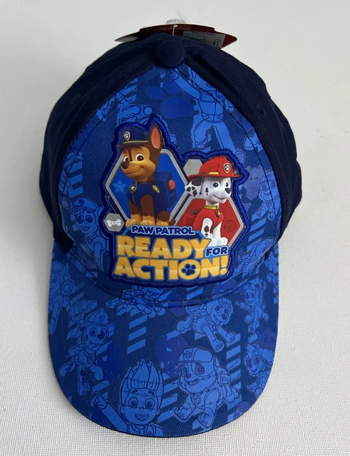 Nwt Nickelodeon Kids Paw Patrol Ready To Action Adjustable Baseball Cap