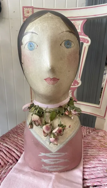 Pierre Deux French Vintage Mannequin Milliner’s Head Bust Display