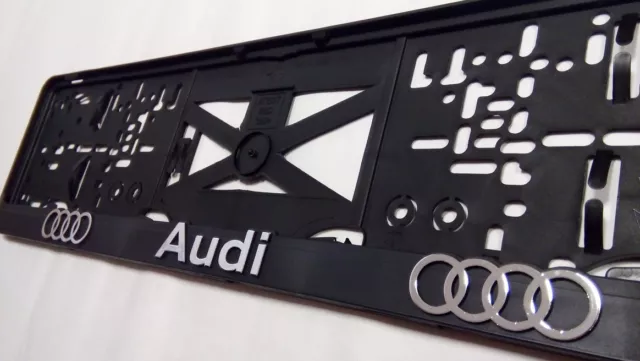 3D Efekt Audi Tuning Kennzeichenhalter Nummernschildhalter 1Paar/2Stücken A-4534