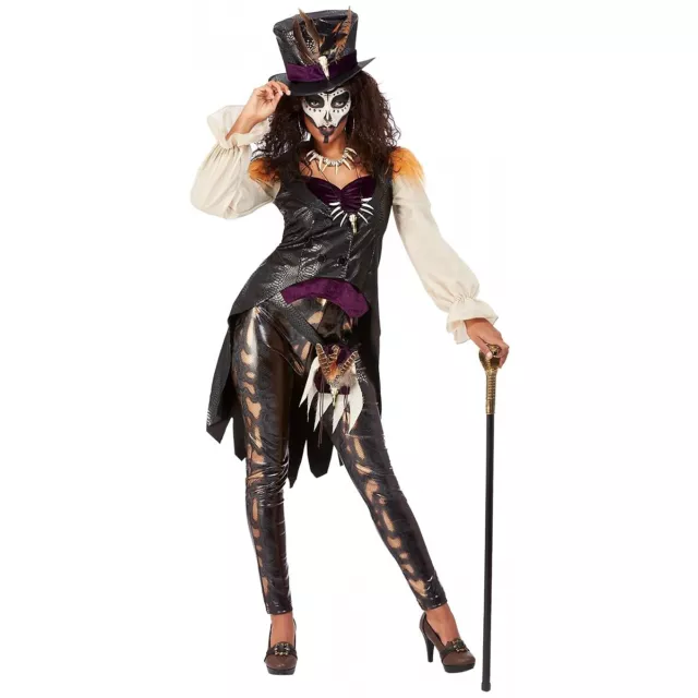 Deluxe Voodoo Witch Doctor Costume Mardi Gras Fancy Dress