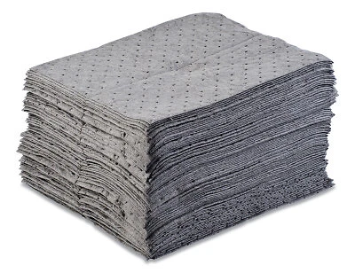 Universal Sorbent Pad, Heavy-Weight, Absorbs 20.5 Gal, 15 in X 17 In ORS Nasco