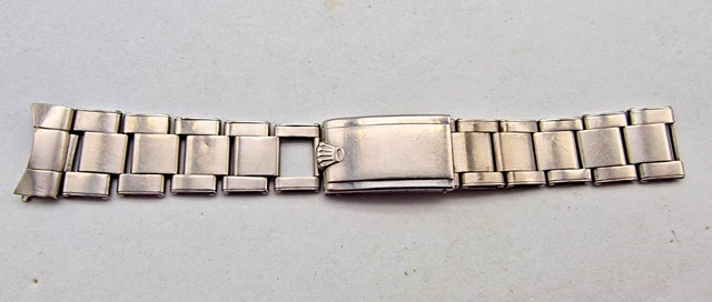 Very Rare 1956 Rolex Submariner Ss Rivet Bracelet Strap Lug 65 Parts / M015 Very Rare 1956 Rolex Submariner Ss Rivet Bracelet Strap Lug 65 Parts / M015