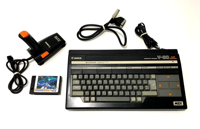 Ordinateur MSX V-20 Canon – Vintage, Bon état, Fonctionnel