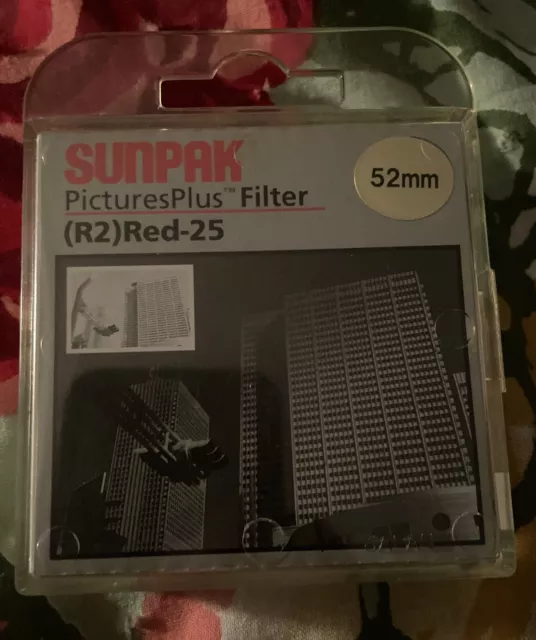 Sunpak Pictures Plus Filter R2 Red-25, 52mm