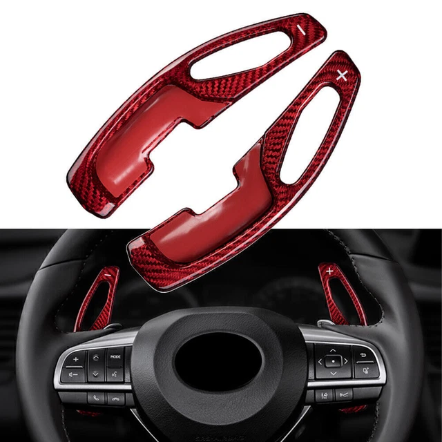 Paddello volante in fibra di carbonio per Lexus GS250 ES250 RX250 RX rosso