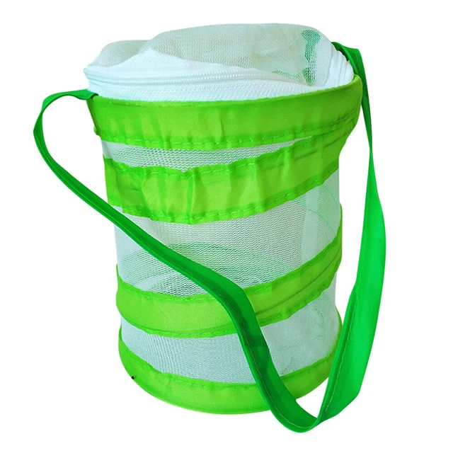 2 Pcs Folding Butterfly Cage Insect Habitat Mini Mesh Net Plant Kit