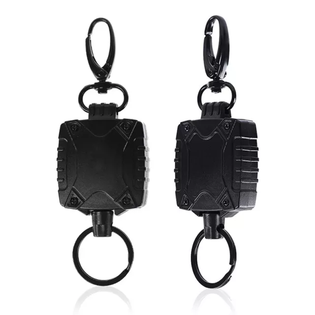 1 pz Anello Portachiavi Retrattile Arrampicata Outdoor Facile Fibbia Re$v
