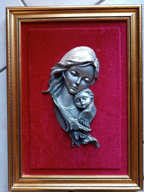 PLAT SUR PIED En Etain Decor Bas-Relief De Pampre De Vigne Et Raisin