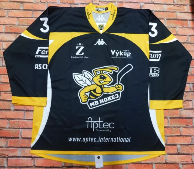 Maillot Ice Hockey Glace Sport Match Porté MB Hokej N°33 Taille XL