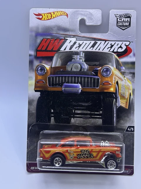 HOT WHEELS HW Redliners '55 Chevy Bel Air Gasser Car Culture 4/5