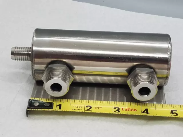 Micro Matic 2-Way Beer Manifold w/One 1/2" Barbed Fitting 2837