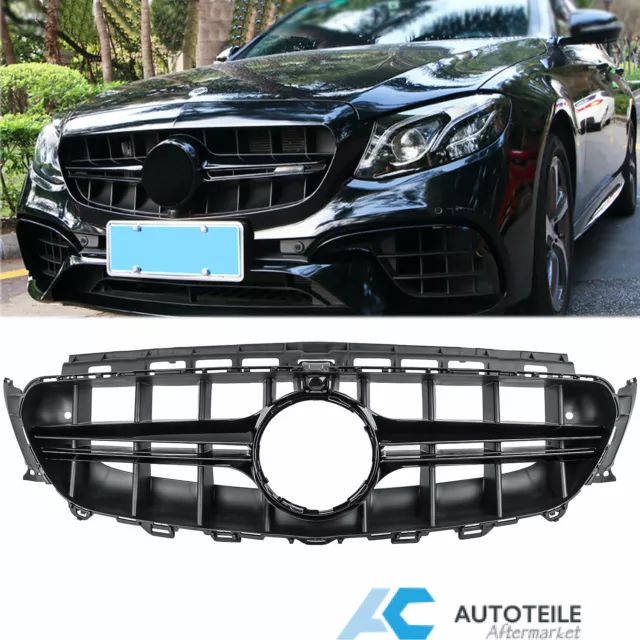 Kühlergrill Sport Grill passt für Mercedes W213 S213 C238 glanz schwarz