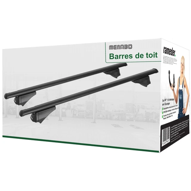 Menabo Barres De Toit Transversales Pour Cupra Tavascan 2024 2025 Acier Noir 2x
