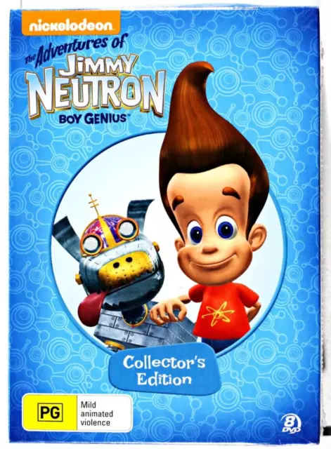 THE ADVENTURES OF Jimmy Neutron: Boy Genius (8 Disc Set) Region 4