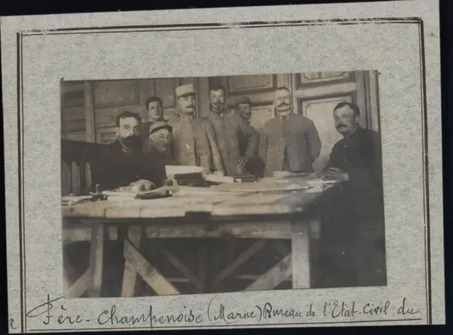 France, Châlons-sur-Marne, Père Champenoise, Vintage Civil Status Office