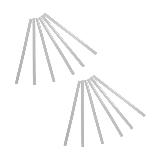 Palos extra largos para pistola de pegamento de fusión caliente jumbo 12 piezas (11 mm x 250 mm) pasatiempo artesanal hágalo usted mismo