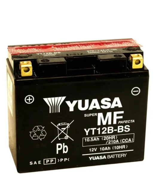 Batteria sigillata Yuasa YT12B BS 12 V Ducati Monster IE 620 ATTIVATA 2002-2006