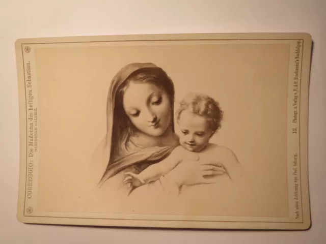 Correggio - Die Madonna des heiligen Sebastian - Kunstbild / KAB
